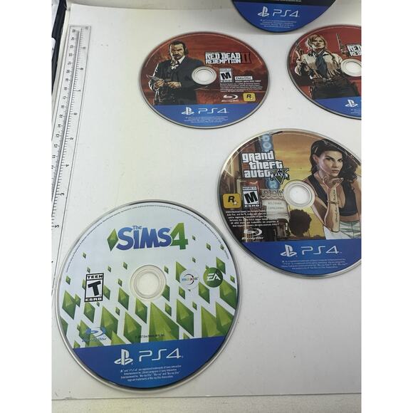 PS4 Playstation 4 Red Dead Redemption 2 Grand Theft Auto V 5 Sims FIFA NHL Games - Picture 2 of 5